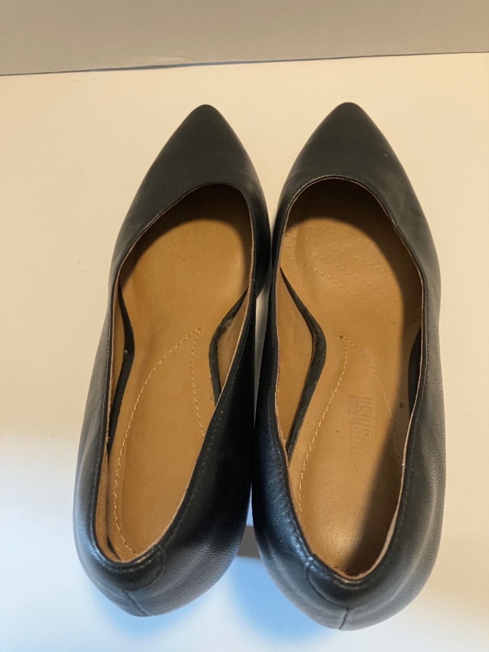 Clarks, 7(7.5), Black low heels